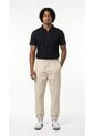 Polo Negro Para Hombre Con Cierre Funcional de Belife