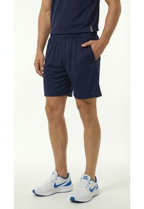 Pantaloneta Deportiva Azul Con Ciclista Interno Para Hombre