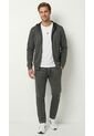 Chaqueta Deportiva Gris Con Capucha Para Hombre de Belife