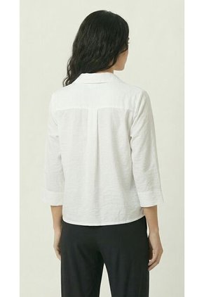 Blusa Manga 3/4 Ivory Para Mujer