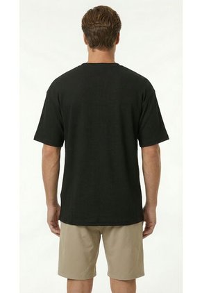 Camiseta Negra Manga Corta Para Hombre