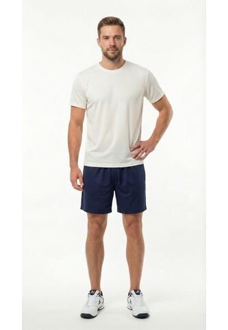 Camiseta Deportiva Manga Corta Blanca Para Hombre Belife