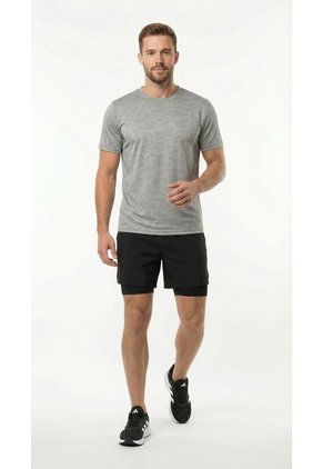 Camiseta Deportiva Gris Sublimada Para Hombre