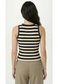 Camiseta Manga Sisa Con Rayas Para Mujer de Belife
