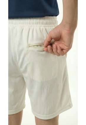 Pantaloneta Deportiva Cruda Con Ciclista Interno Para Hombre