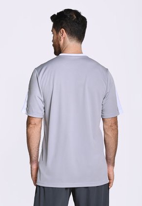 Camiseta Manga Corta Blanca En Poliéster Para Hombre