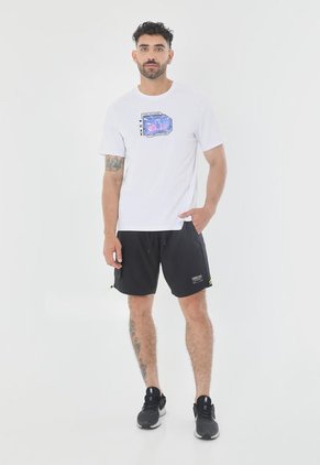 Camiseta Blanca Con Estampado Frontal Para Hombre Belife