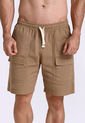 Bermuda Cargo Café En Algodón Para Hombre de Belife