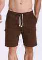 Bermuda Cargo Café En Algodón Para Hombre de Belife