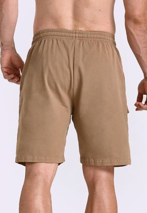 Bermuda Cargo Café En Algodón Para Hombre