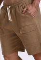 Bermuda Cargo Café En Algodón Para Hombre de Belife