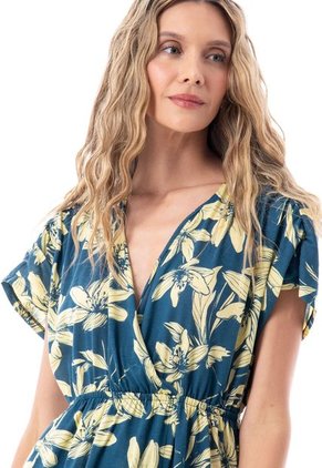 Vestido Largo Manga Corta