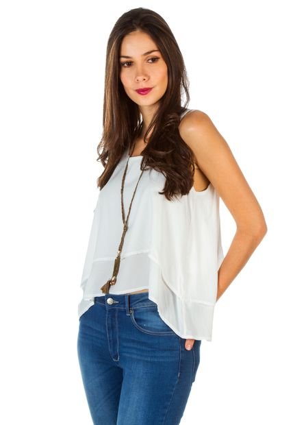 Blusa Blanco Crudo BELLA MODA - Compra Ahora | Dafiti Colombia