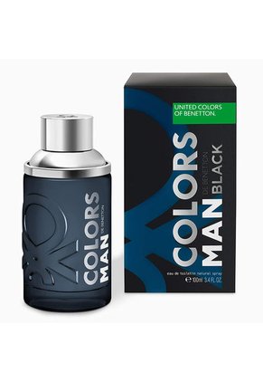 Perfume Colors Man Black De Benetton Para Hombre 100 Ml