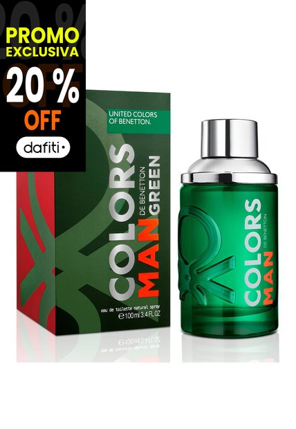 Perfume Colors Man Green De Benetton Para Hombre 100 Ml