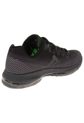 Tenis Lifestyle Negro-Gris-Verde Neón BEQUEM