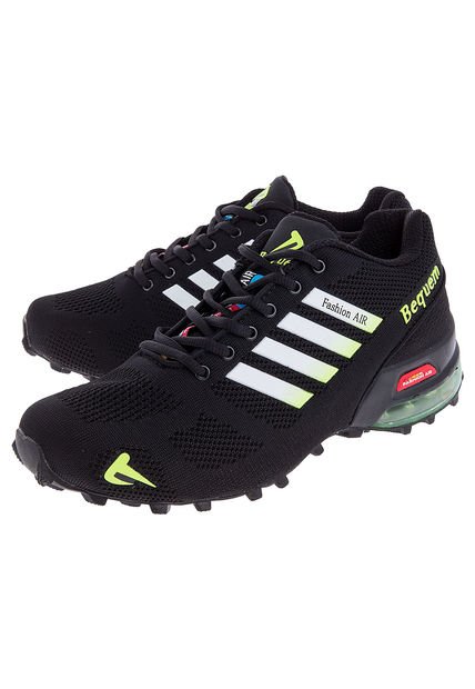 Outdoor Negro-Verde Neón Bequem