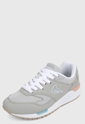 Tenis Lifestyle Gris-Blanco BEQUEM