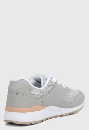 Tenis Lifestyle Gris-Blanco BEQUEM