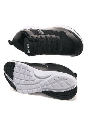 Tenis Lifestyle Blanco-Negro BEQUEM