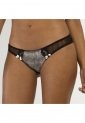 Trio Panty Hilo Mujer Besame Negro Blanco Beige de Besame
