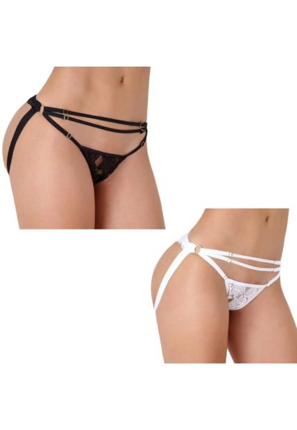 Panty Levanta Cola Encaje Pack X 2 - Bésame