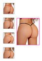 Panty Tipo Tanga Brasilera Graduable Paquete X 5. - Multicolor de Besame