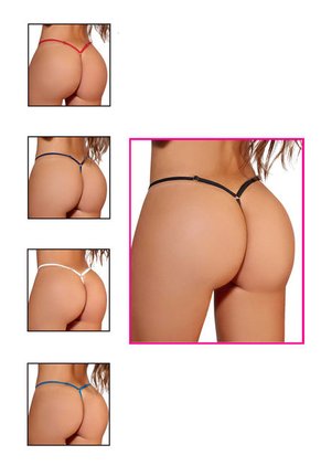 Panty Tipo Tanga Brasilera Graduable Paquete X 5. - Multicolor