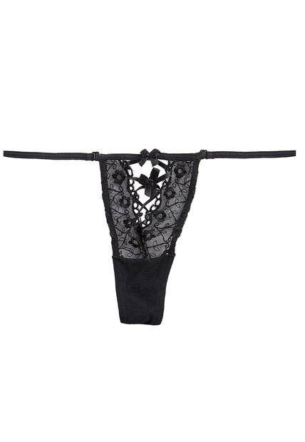 PantyHilo Mujer Besame Negro