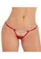 Panty Hilo Con Cadena Frontal Para Dama - Bésame-Rojo de Besame