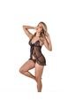 Baby Doll Lenceria Sensual Encaje 2 Piezas - Bésame-Negro de Besame