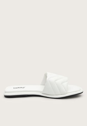 Sandalia Plana Blanco Betsy