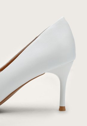 Tacón Medio Blanco Betsy