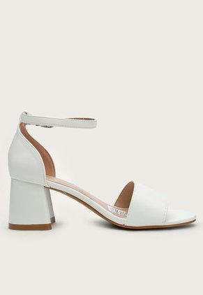 Sandalia Tacón Blanco Betsy