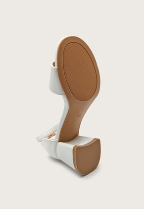 Sandalia Tacón Blanco Betsy