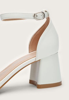 Sandalia Tacón Blanco Betsy