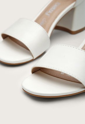 Sandalia Tacón Blanco Betsy