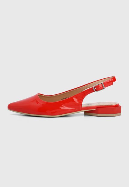 Tacón Bajo Rojo Betsy