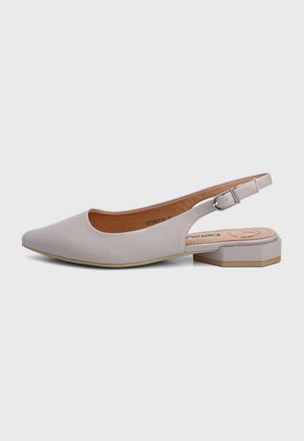 Tacón Bajo Gris Betsy