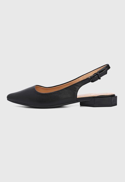 Tacón Bajo Negro Betsy