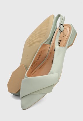 Tacón Bajo Vede Menta Betsy