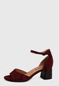 Sandalia Tacón Vinotinto Betsy de Betsy
