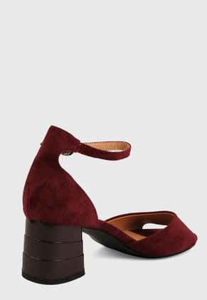 Sandalia Tacón Vinotinto Betsy