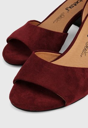 Sandalia Tacón Vinotinto Betsy