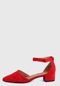 Tacón Bajo Rojo Betsy de Betsy