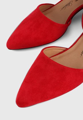 Tacón Bajo Rojo Betsy