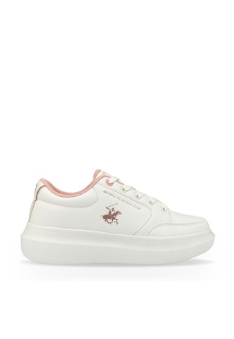 Tenis Beverly Hills Polo Club Drecy Mujer-Blanco/Rosa Beverly Hills