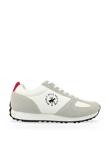Tenis Beverly Hills Polo Club Faster Hombre-Blanco/Gris