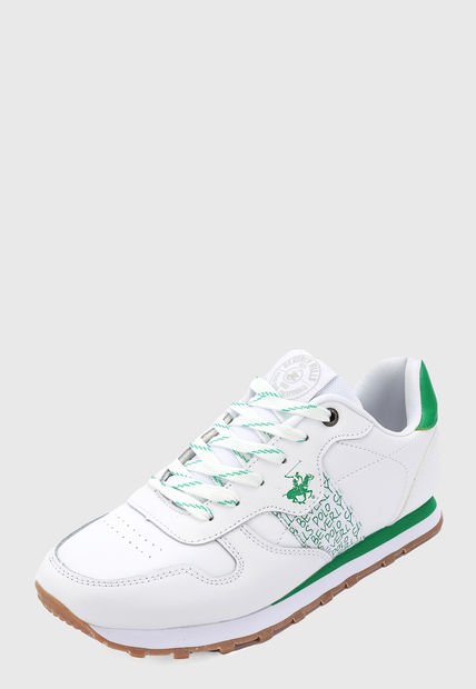 Tenis Blanco-Verde Beverly Hills Polo Club
