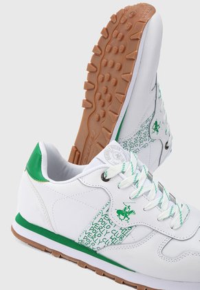 Tenis Blanco-Verde Beverly Hills Polo Club